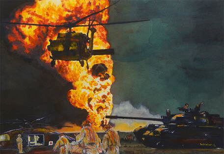 25th Anniversary Gulf War, Artist Penny Winn 